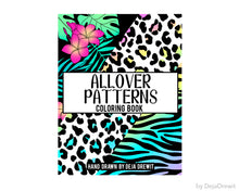 Load image into Gallery viewer, Allover Simple Patterns Coloring Book for Girls and Adults