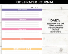 Load image into Gallery viewer, Kids Daily Prayer Journal