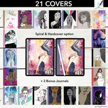Load image into Gallery viewer, Digital Bullet & Lined Journals + 21 covers