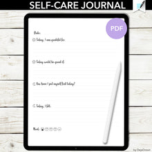 Load image into Gallery viewer, Self-Care Digital Journal (UPDATED)