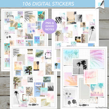 Load image into Gallery viewer, 106 Digital Palm Tree Stickers
