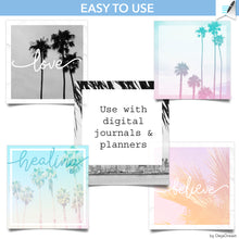 Load image into Gallery viewer, 106 Digital Palm Tree Stickers
