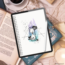 Load image into Gallery viewer, 10 Love Story Digital Covers + bonus bullet, grid, lined pages