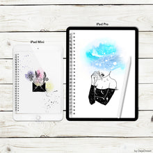 Load image into Gallery viewer, 10 Love Story Digital Covers + bonus bullet, grid, lined pages