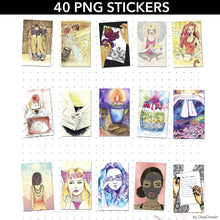 Load image into Gallery viewer, 40 Self-Care Digital Stickers