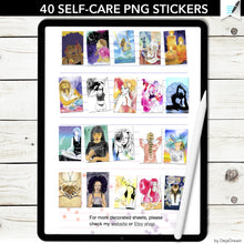 Load image into Gallery viewer, 40 Self-Care Digital Stickers