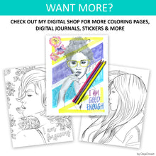 Load image into Gallery viewer, Coloring Page Tune out Negativity from Personal Power