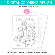Load image into Gallery viewer, I seek knowledge Coloring Page from Personal Power