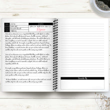 Load image into Gallery viewer, Spiral Sermon Notebook 6x9" 4-Page Weekly Spread