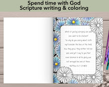 Load image into Gallery viewer, Scripture Writing Coloring Book for Adults
