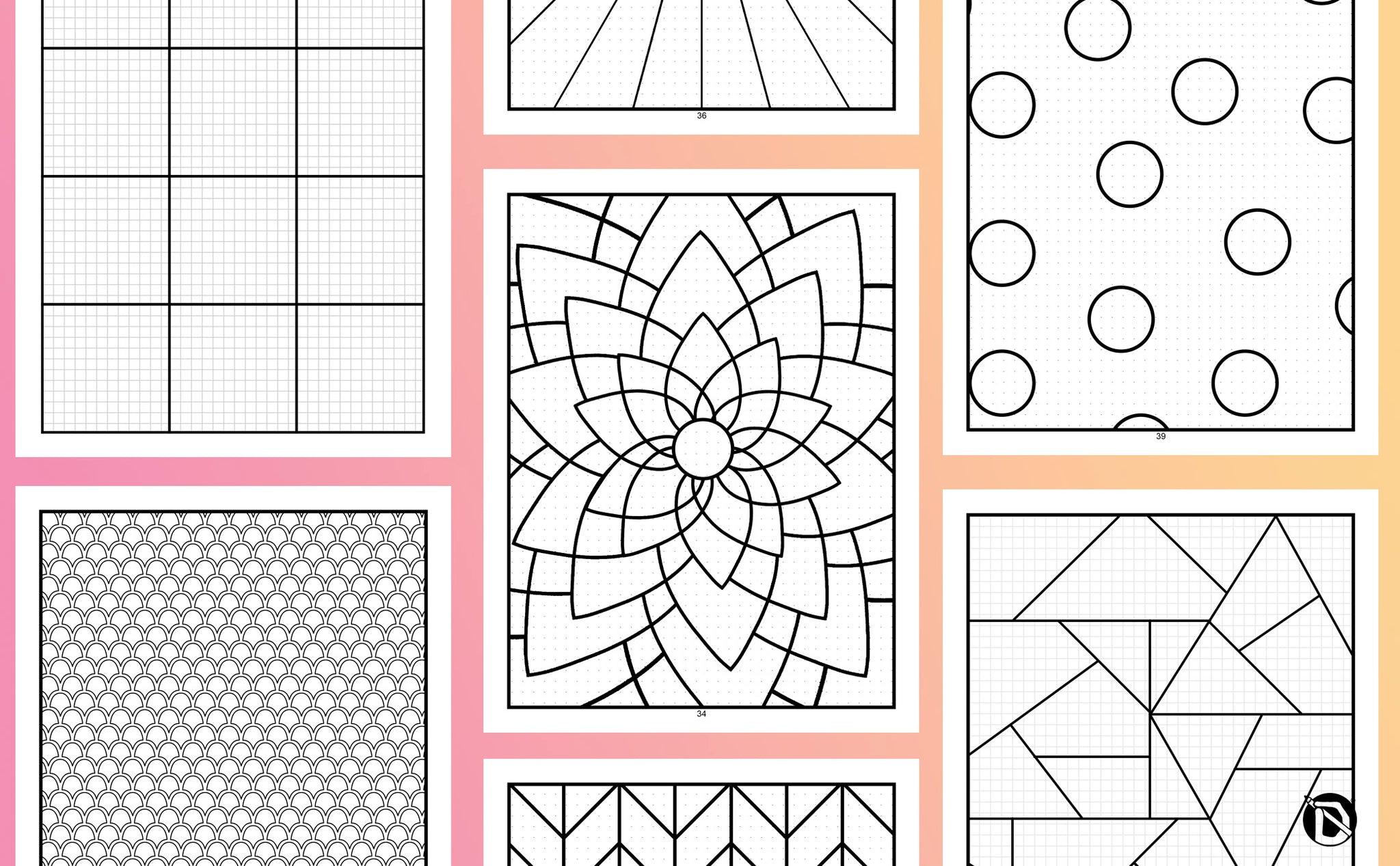 Draw Relaxing Patterns – Deja Drewit