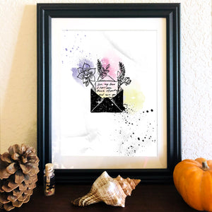 Love Story Art Prints 8x10"