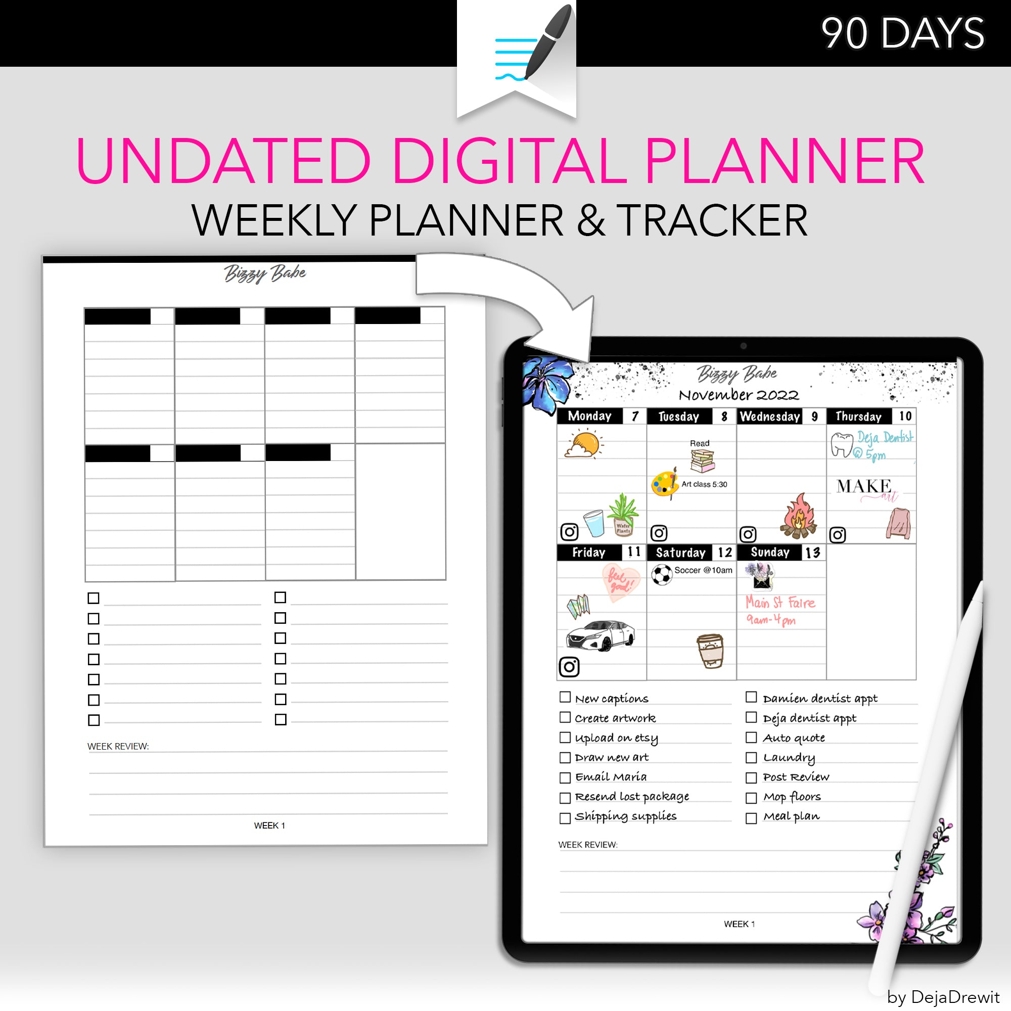 Bizzy Babe Digital Planner (NEW!)