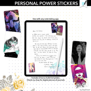45 Personal Power Digital Stickers