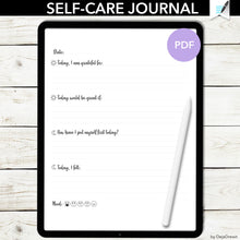 Load image into Gallery viewer, Self-Care Digital Journal (UPDATED)
