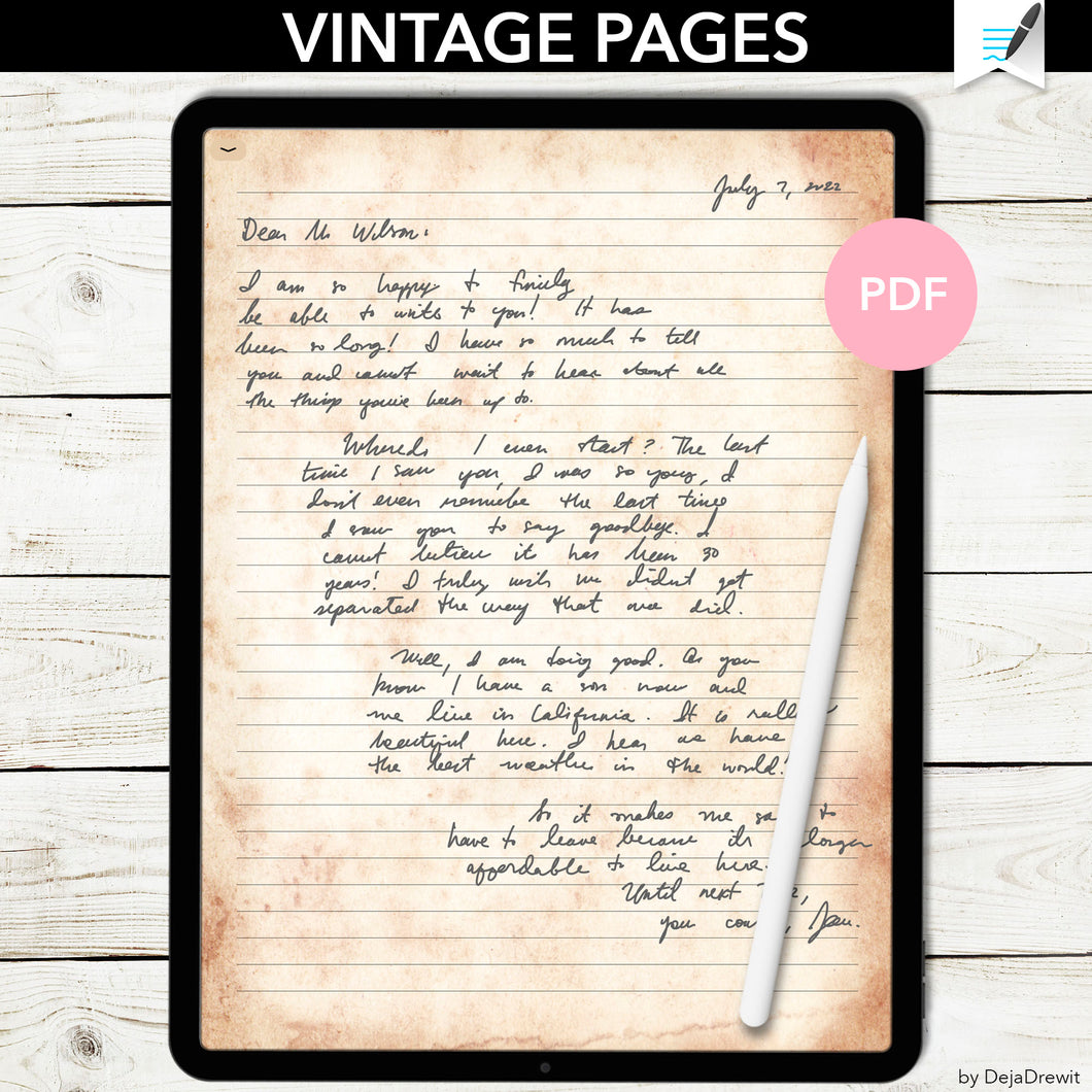 Vintage Digital Journal