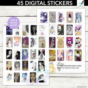 45 Personal Power Digital Stickers
