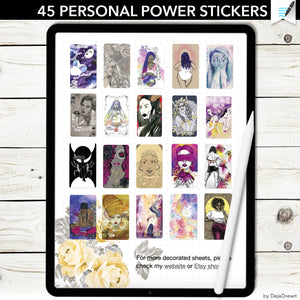 45 Personal Power Digital Stickers