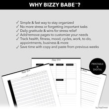 Load image into Gallery viewer, Bizzy Babe Digital Planner (NEW!)
