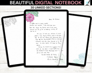 Beautiful Digital Notebook PDF