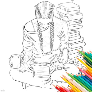 I seek knowledge Coloring Page from Personal Power