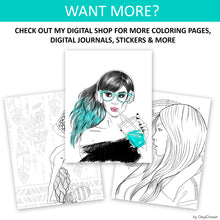 Load image into Gallery viewer, Divine Guidance Coloring Page from Personal Power
