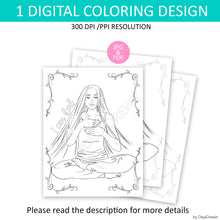 Load image into Gallery viewer, Coloring Page I can heal from Personal Power
