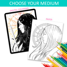 Load image into Gallery viewer, Divine Guidance Coloring Page from Personal Power

