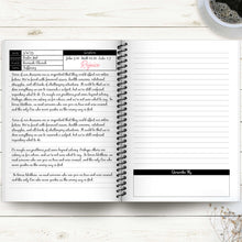Load image into Gallery viewer, Spiral Sermon Notebook 6x9&quot; 4-Page Weekly Spread

