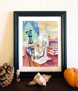 My Quality Time Self-Care Art Prints 8x10"