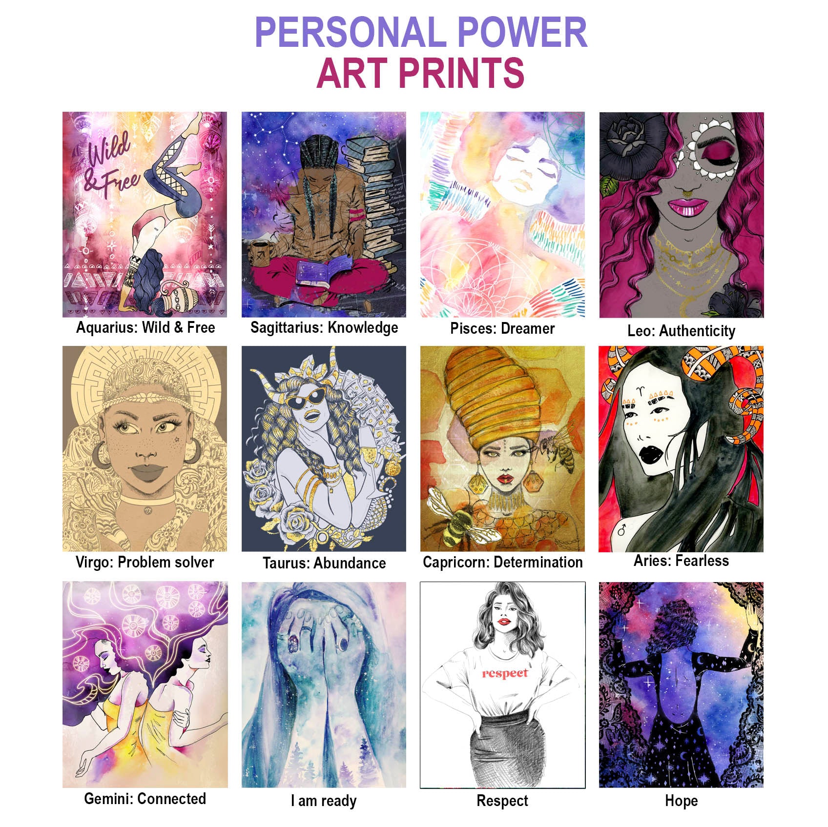 Personal Power Art Prints 8x10