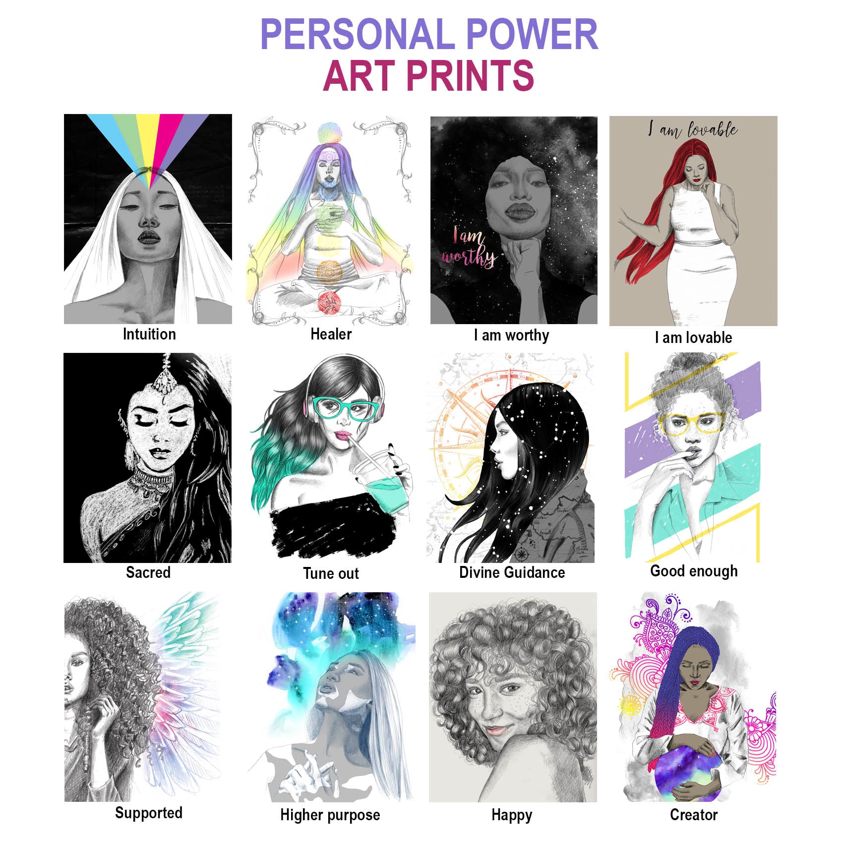 Personal Power Art Prints 8x10